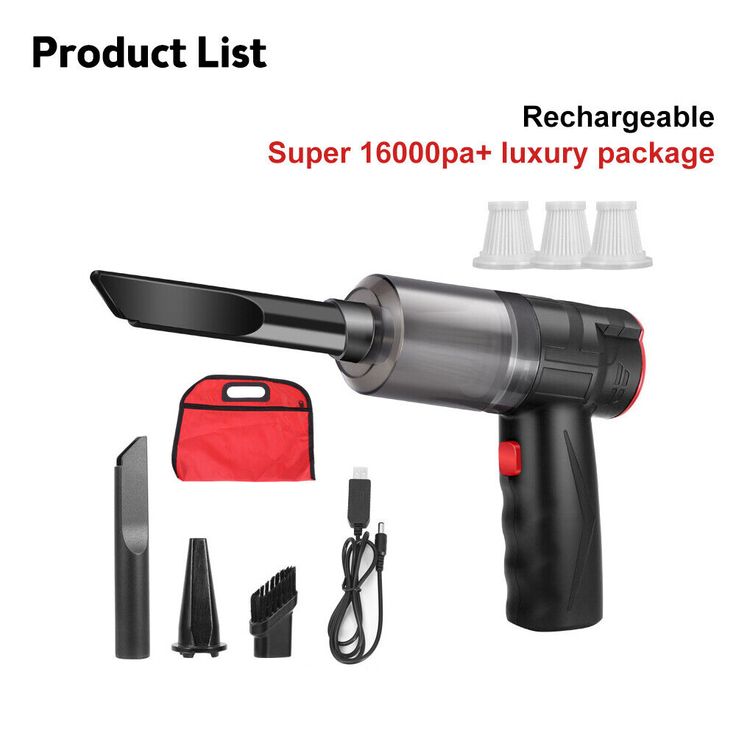 3-in-1 Rechargeable Vacuum Cleaner and Blower.